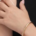 Sleek studded bangle